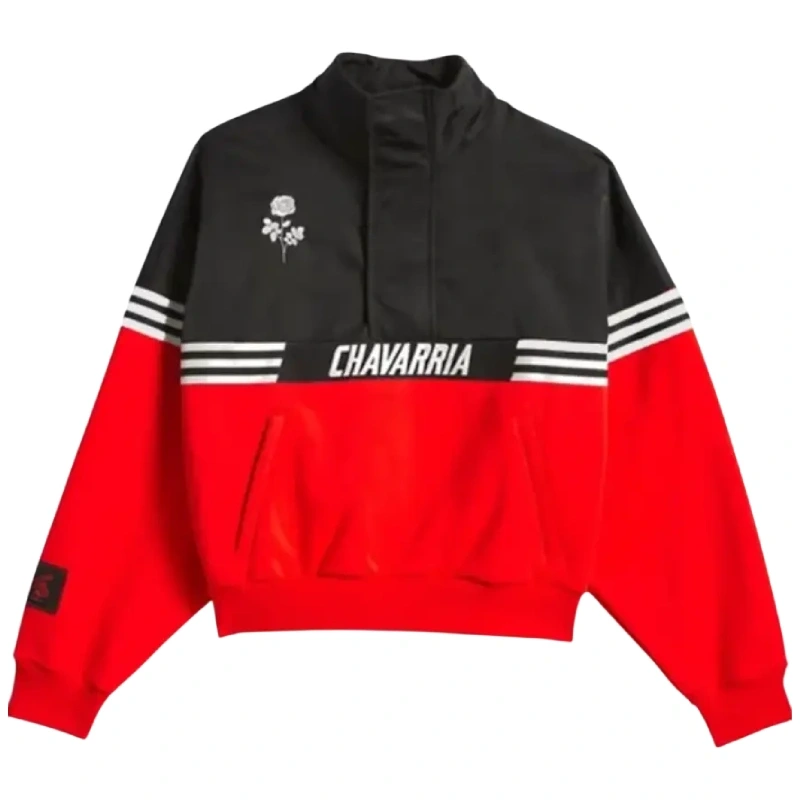 Willy Chavarria Half-Zip Pullover Jacket