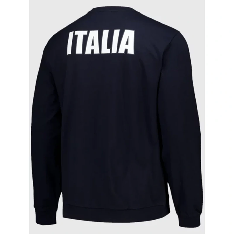 Winter Olympics 2026 Team Italy EA7 Emporio Armani Crew Sweatshirt - Image 2