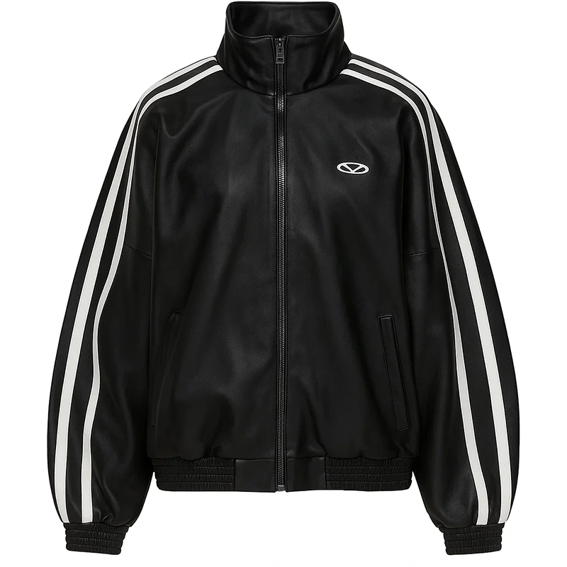 Women Vetements Gym Leather Jacket