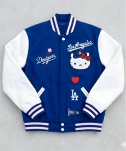 Women’s Hello Kitty Dodgers Blue & White Jacket