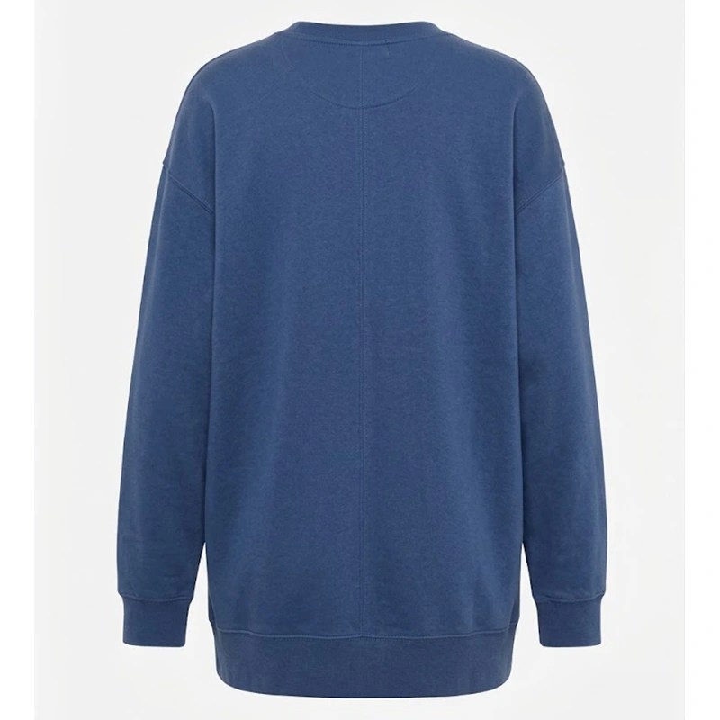 Women’s Nike Sportswear Club Crew-Neck Blue Sweatshirt - Image 2