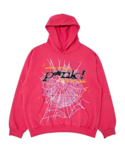 Womens Pink Spider Hoodie