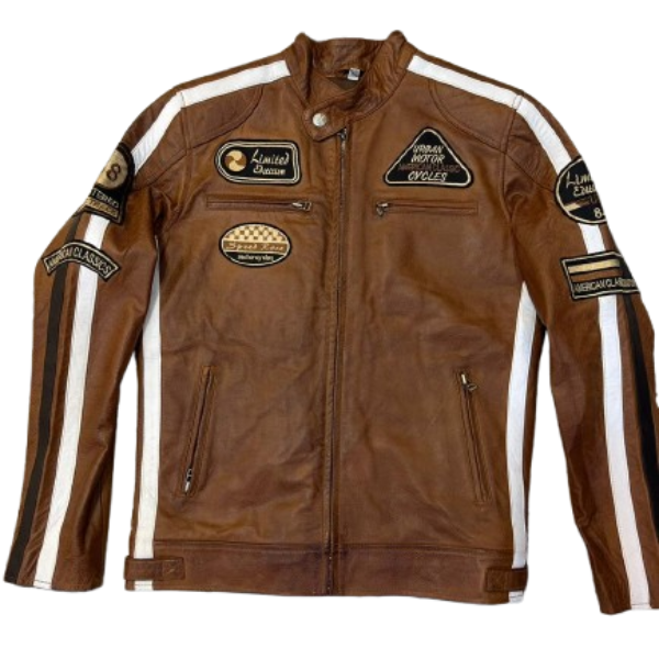 Men's Tan Limited Addition Leather Jacket