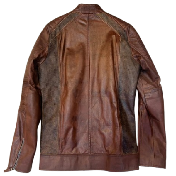 Men's Cafe Racer Retro Vintage Jacket - Image 2