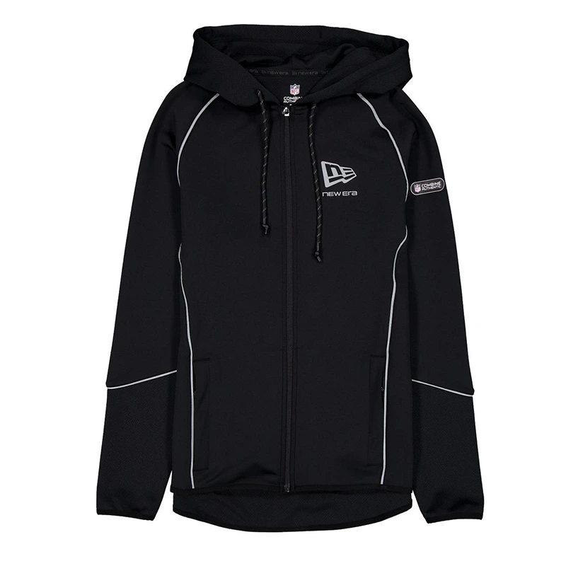 2026 Combine Active Full-Zip Black Hoodie