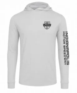 2026 Indy 500 Grey Pullover Hooded T-shirt