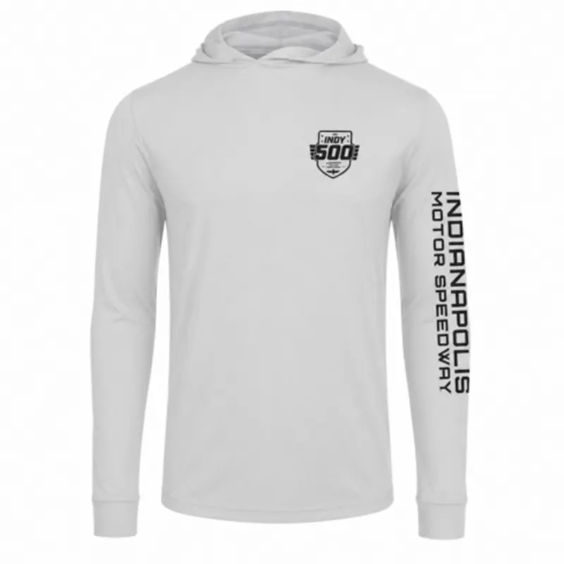 2026 Indy 500 Grey Pullover Hooded T-shirt