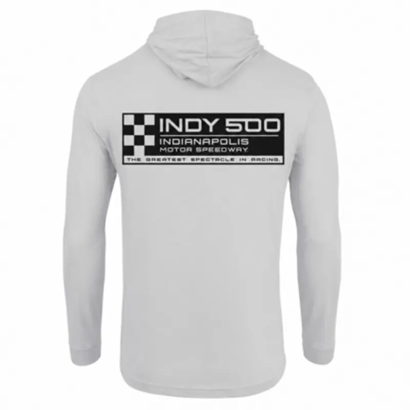 2026 Indy 500 Grey Pullover Hooded T-shirt - Image 2