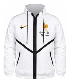 2026 Nike France Anthem White Jacket