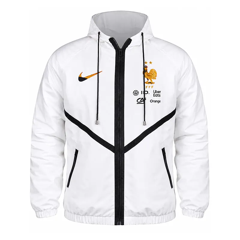 2026 Nike France Anthem White Jacket