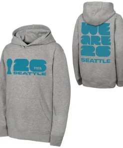 2026 World Cup Seattle Unisex Grey Hoodie