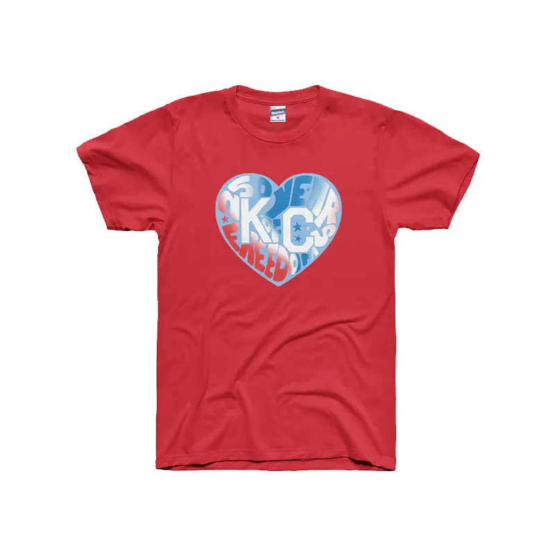 250 Years KC Heart Cherry Tee