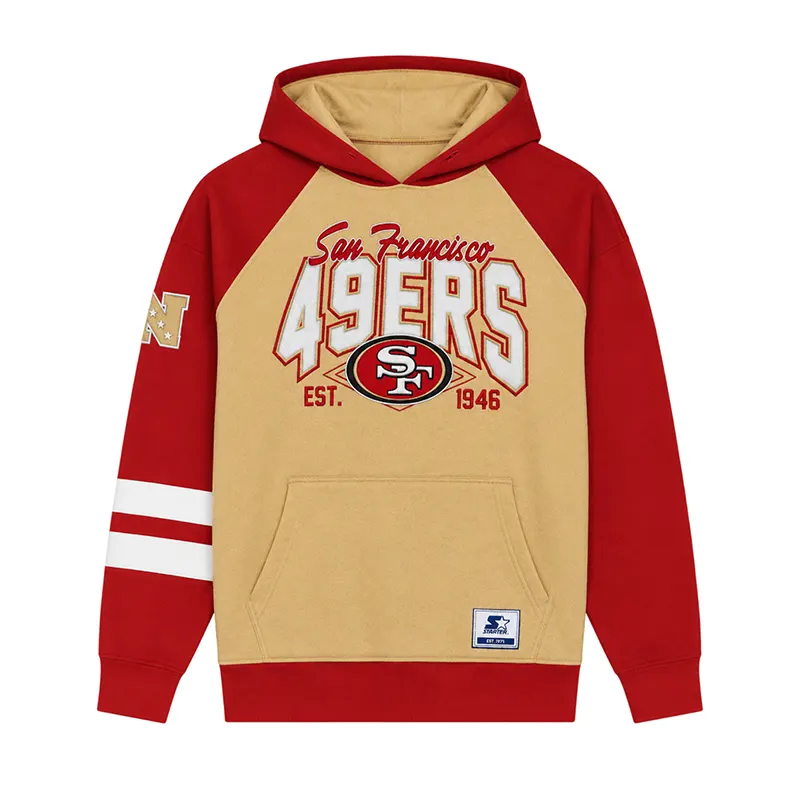 49ers Interception Colorblock Hoodie