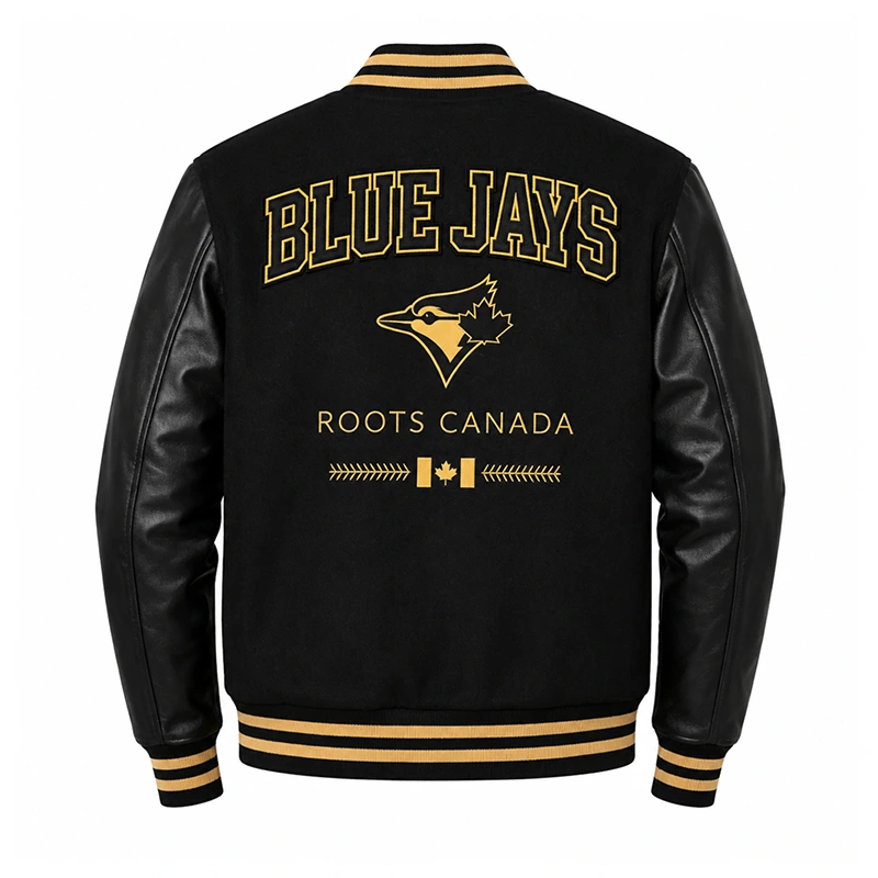 50th Anniversary Roots Blue Jays Varsity Jacket - Image 2