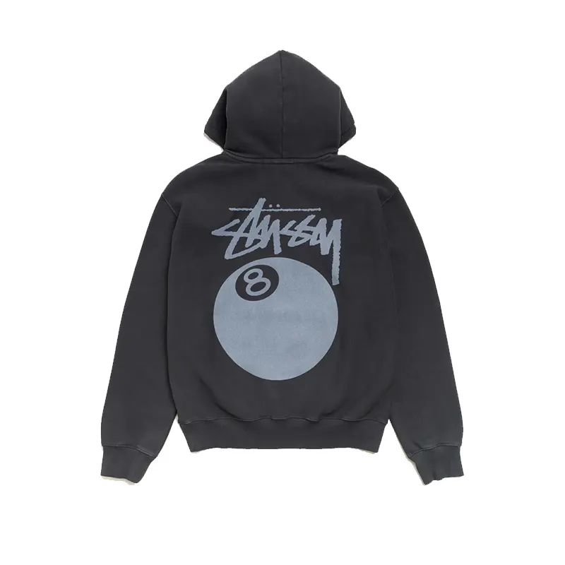 8 Ball Garment Dyed Hoodie - Image 2