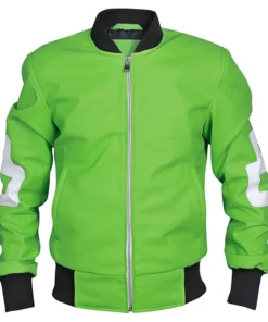 8 Ball Green Bomber Jacket