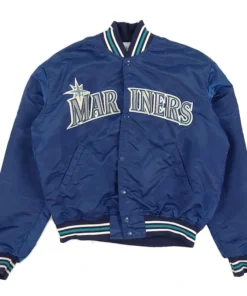 90's Seattle Mariners Navy Bomber Jacket