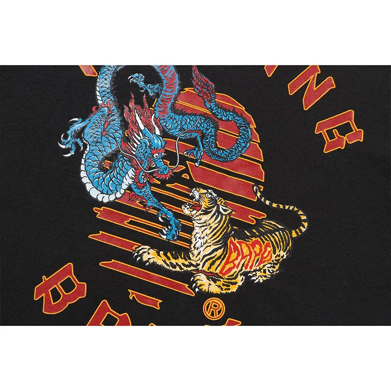 A RISING BAPE Black Tee - Image 4