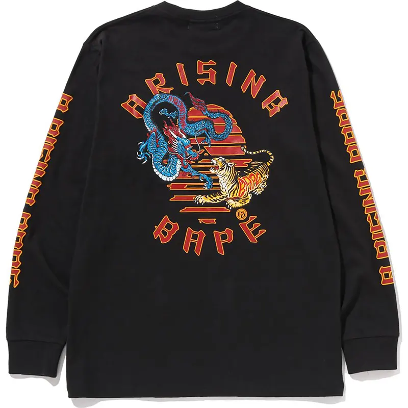 A RISING BAPE Black Tee - Image 2