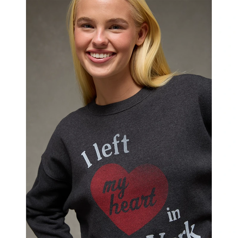 AE Valentine's Day Graphic Sweatshirt - Image 5