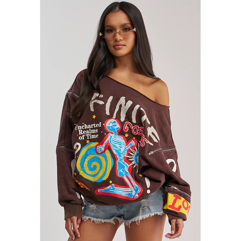 AKIRA Infinite Cosmos Oversized Graphic Sweatshirt - Image 3