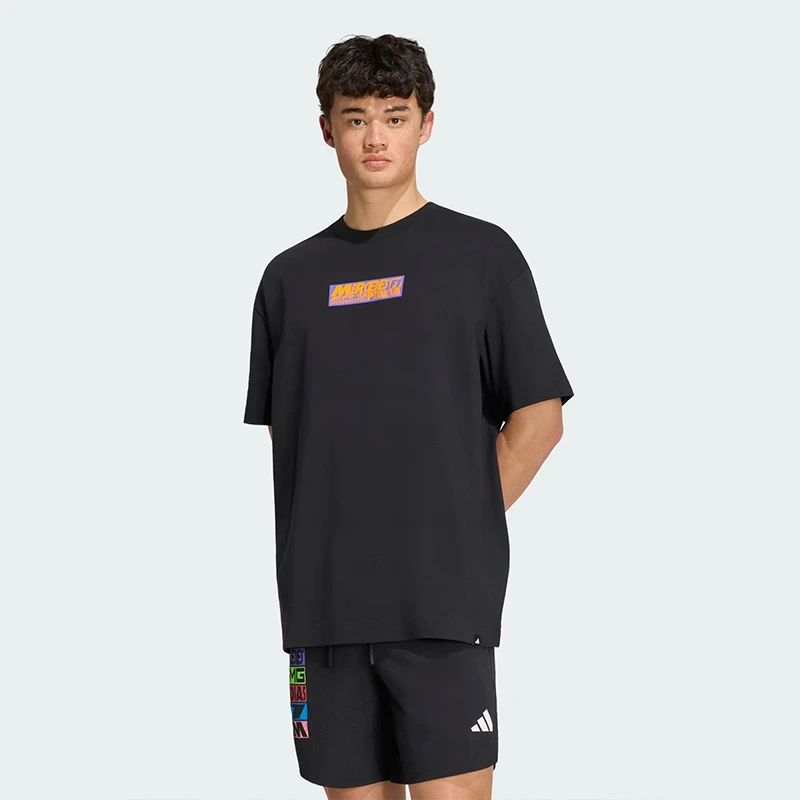 Adidas Mercedes - AMG Petronas Formula 1 Team Black Lights On Tee - Image 3