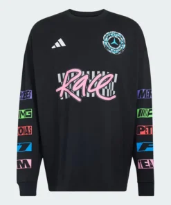 Adidas Mercedes - AMG Petronas Formula 1 Team Lights On Longsleeve Tee