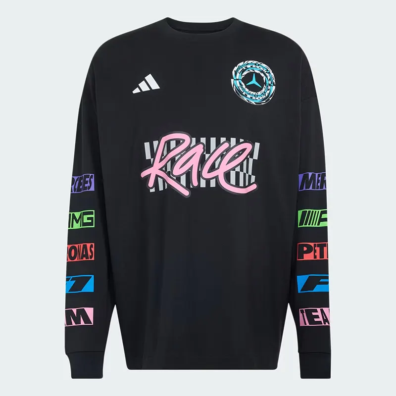 Adidas Mercedes - AMG Petronas Formula 1 Team Lights On Longsleeve Tee