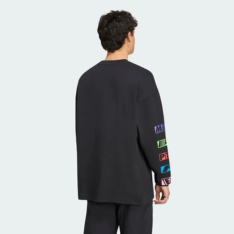 Adidas Mercedes - AMG Petronas Formula 1 Team Lights On Longsleeve Tee - Image 5