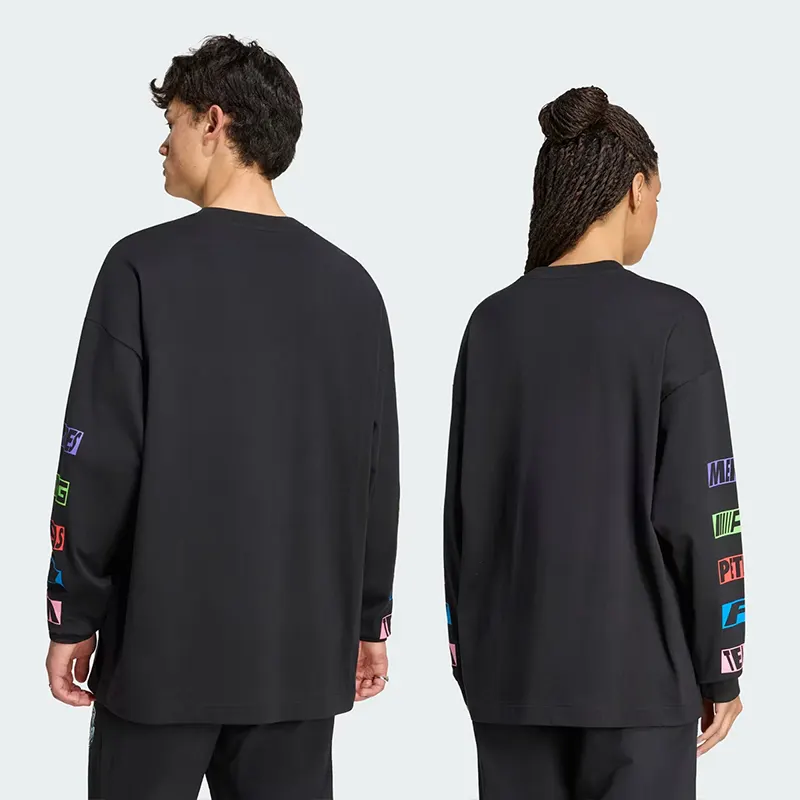 Adidas Mercedes - AMG Petronas Formula 1 Team Lights On Longsleeve Tee - Image 3