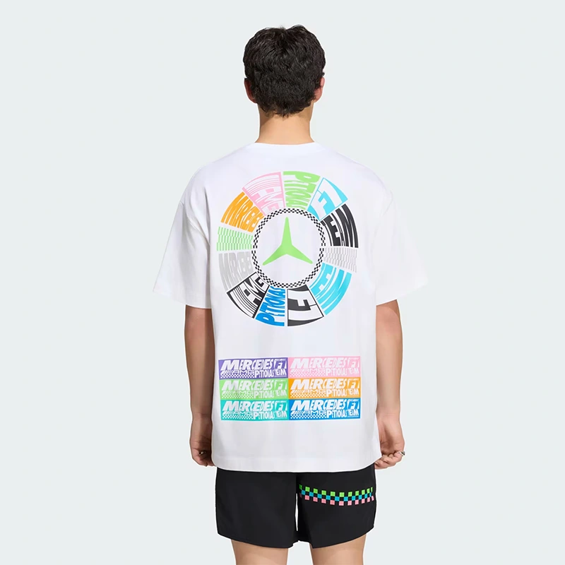 Adidas Mercedes - AMG Petronas Formula 1 Team Lights On Tee - Image 4