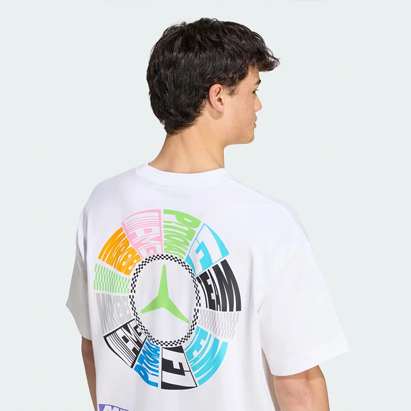 Adidas Mercedes - AMG Petronas Formula 1 Team Lights On Tee - Image 8