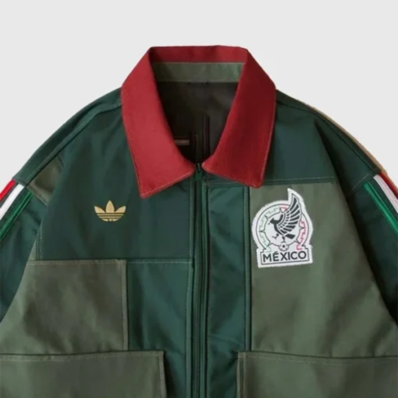 Adidas Mexico Worker Green Jacket - Image 2