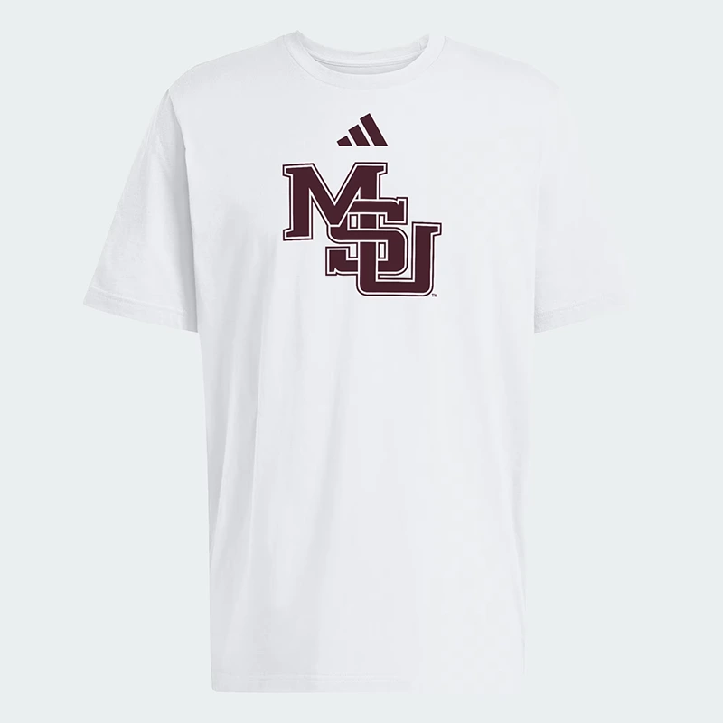 Adidas Mississippi Bulldogs Mens House Of Blanks T-Shirt