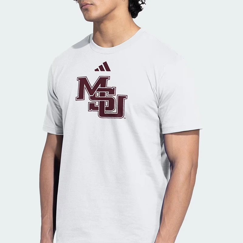 Adidas Mississippi Bulldogs Mens House Of Blanks T-Shirt - Image 5
