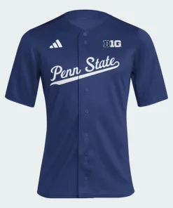 Adidas Penn State Nittany Lions Full Button Jersey