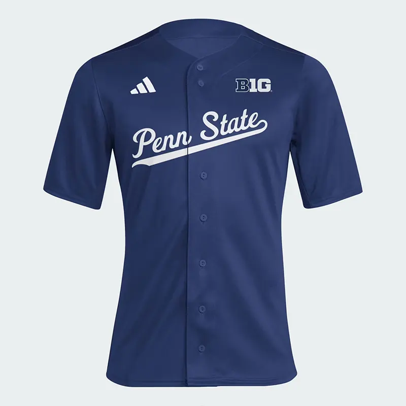 Adidas Penn State Nittany Lions Full Button Jersey