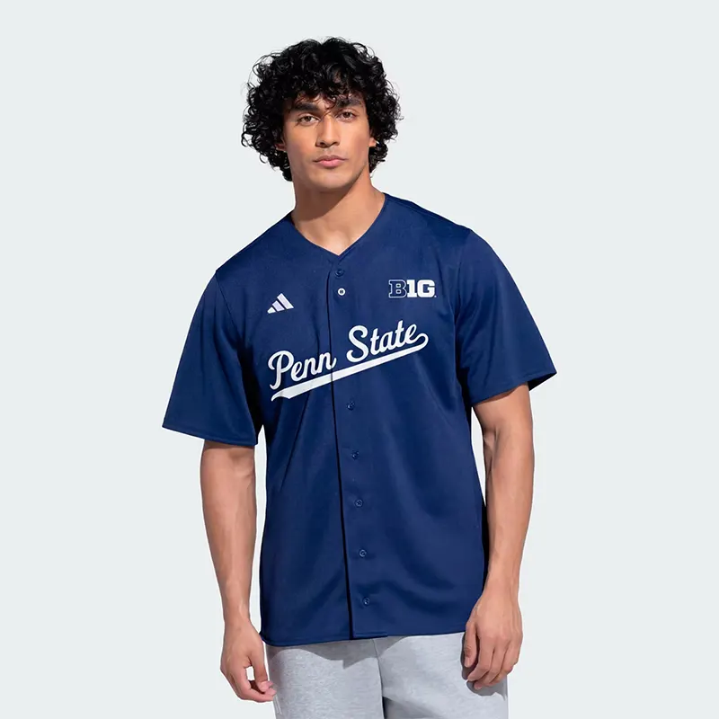Adidas Penn State Nittany Lions Full Button Jersey - Image 3