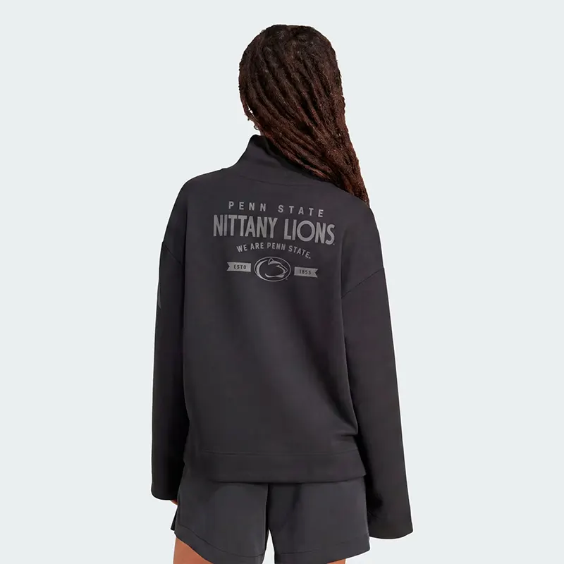 Adidas Penn State Nittany Lions Soft Lux Quarter Zip Sweatshirt - Image 3