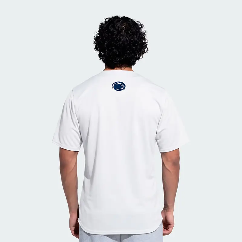 Adidas Penn State Nittany Lions White Full Button Jersey - Image 4