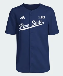 Adidas Penn State Nittany Lions Youth Navy Full Button Jersey