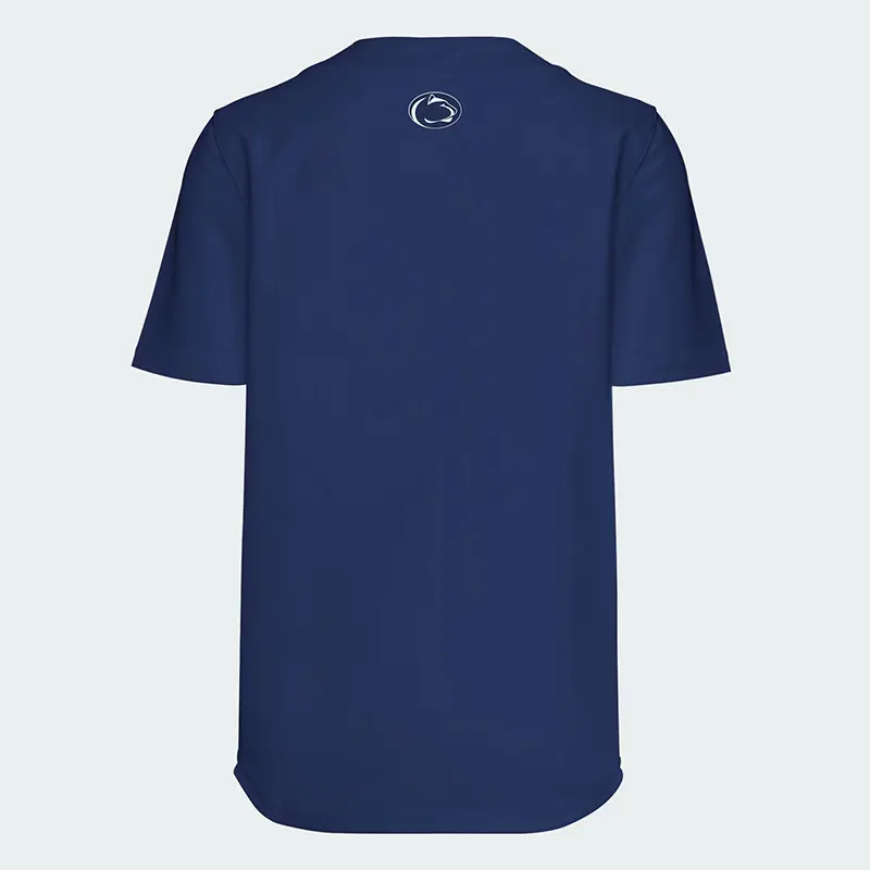 Adidas Penn State Nittany Lions Youth Navy Full Button Jersey - Image 2