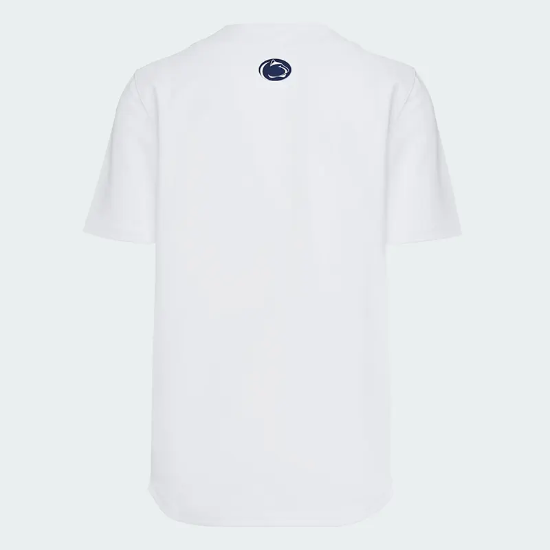Adidas Penn State Nittany Lions Youth White Full Button Jersey - Image 2