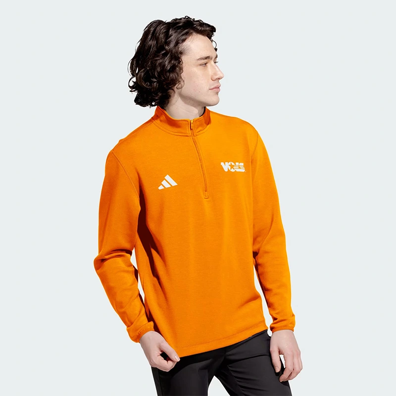 Adidas Tennessee Volunteers Mens 1/2 Zip Golf Jacket - Image 4