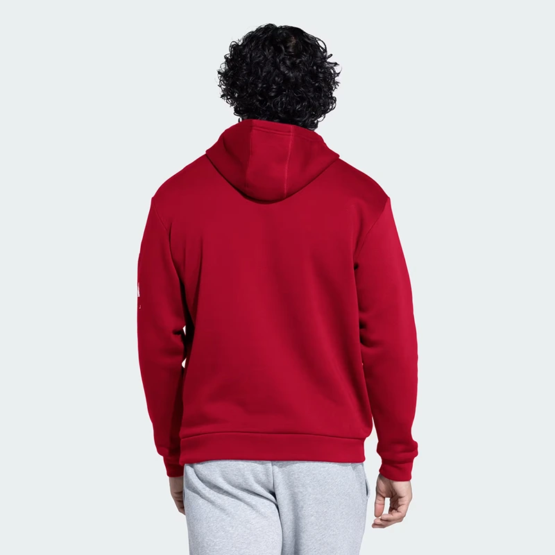 Adidas Texas Tech Red Raiders Mens Fleece Hooded Sweat - Image 6
