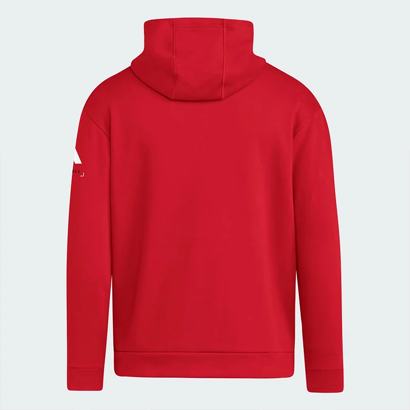 Adidas Texas Tech Red Raiders Mens Fleece Hooded Sweat - Image 2