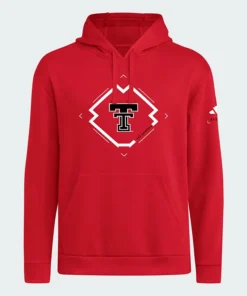 Adidas Texas Tech Red Raiders Mens Fleece Hooded Sweat