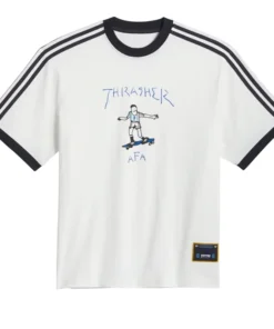 Adidas Thrasher x Argentina Gonz Ringer T-Shirt