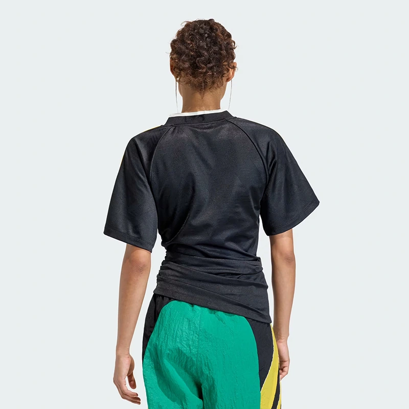 Adidas Womens Originals Rouched Football Jersey - Image 3