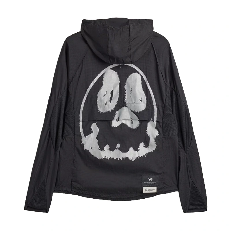 Adidas Y-3 Chito Graphic Running Black Jacket - Image 2